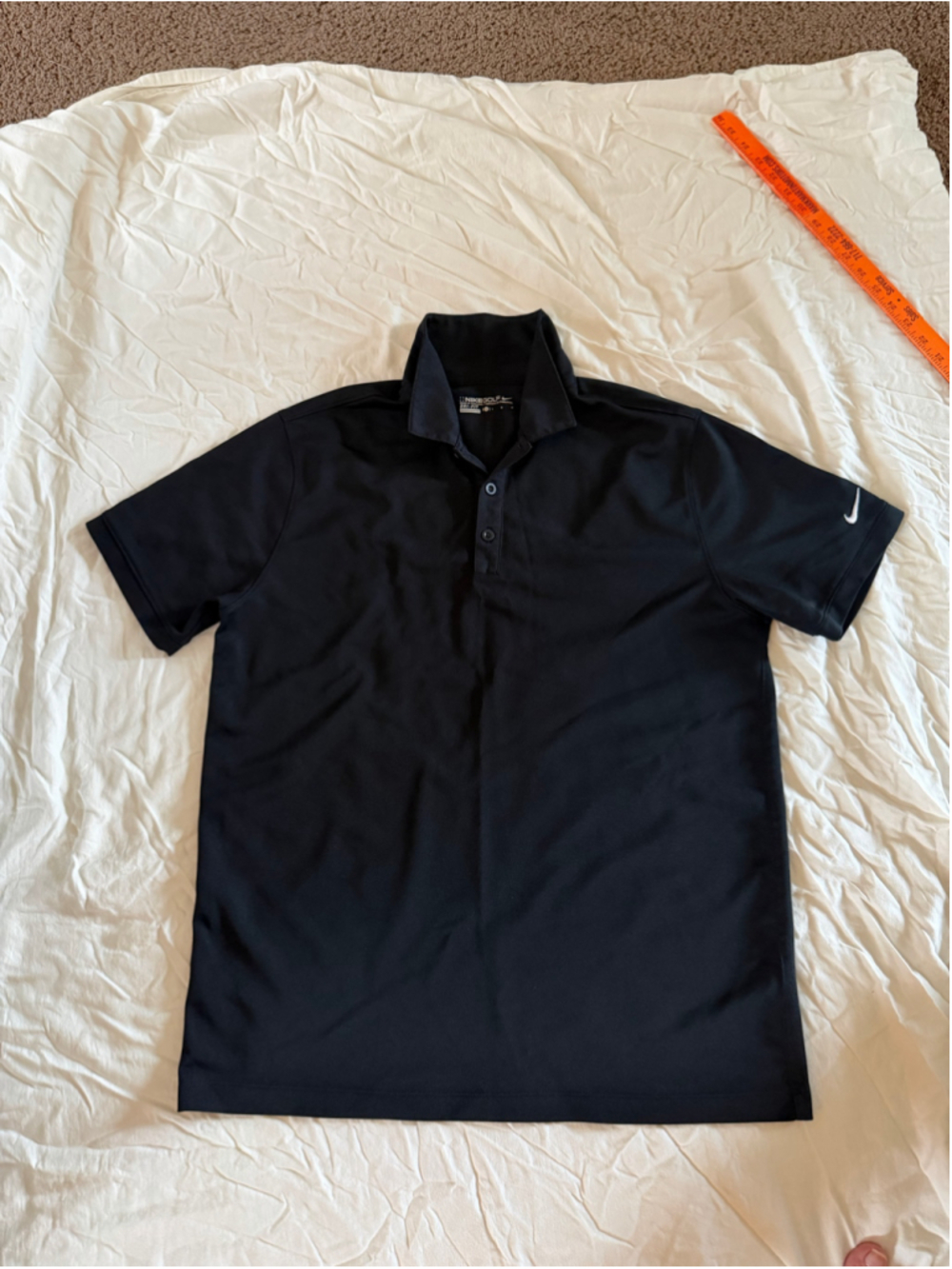 Men's Nike Golf Dri-Fit Polo Shirt Black Size L